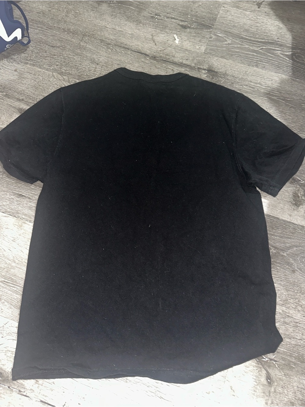 Champion Black T-Shirt with Pink Script Logo - Picture 6 of 6